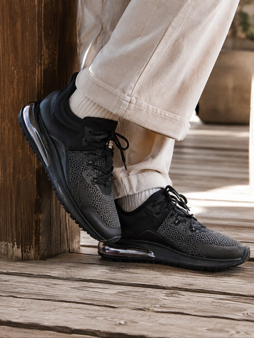 Shoes For Crews Gia Womens Black‎ Knit Slip Resistant Work Sneakers Shoes 7.5